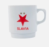 Hrnek Slavie bílý s hvězdou fotka 1928