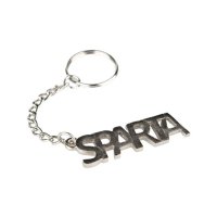 Klíčenka Sparta nápis kov