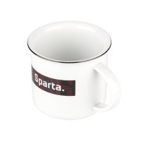 Hrnek Sparta Praha Steel snídaňový fotka 1710